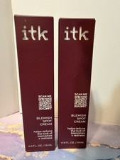 2x itk Blemish Spot Cream 15ml for Acne Redness Salicylic Acid Tea Tree Oil