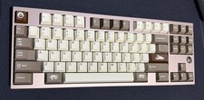 Qwertykeys Neo 80 Cu TKL Custom Mechanical Keyboard Mont Blanc Brass Champagne