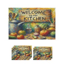 6 Pk Table Placemats. Table mat. Kitchen Gift
