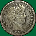 1893-O Barber Dime Fine F Coin #36617