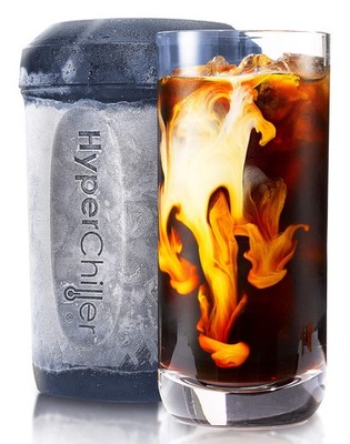 HyperChiller HC2BG patentierter Eiskaffee-/Getränkekühler, fertig 12,5 oz, blau 