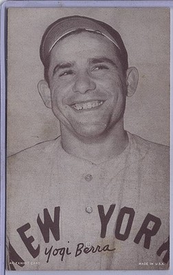 1947-66 Exhibit Yogi Berra  New York Yankees HOF