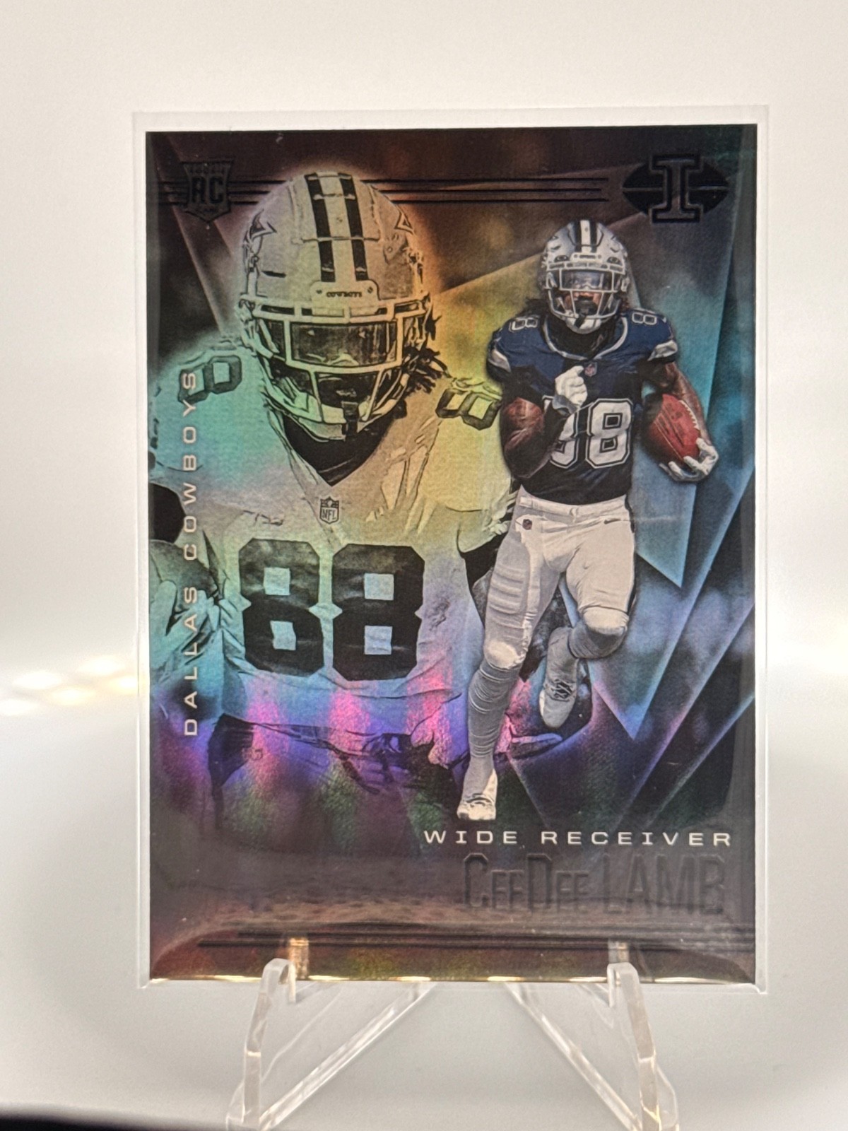 2020 Panini Illusions - Rookie CeeDee Lamb Refractor #18 (RC)
