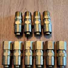 Hansen P15 Brass Quick Coupler Set Lot of 10