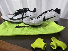 Nike Zoom Rival S Shoes Mens Size 13 White Black Track Spike Shoes Nike Racing