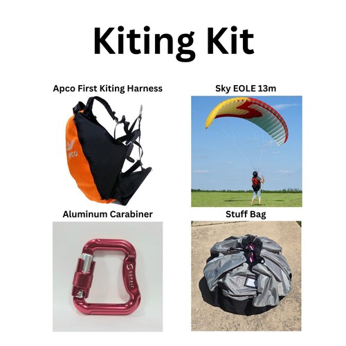 Paraglider Or Paramotor Kiting Kit Bundle