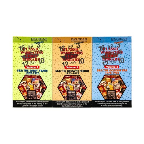 Grand Ours VHS Classique Wargames Vidéo 'Library' - Bibliothèque Vol. 1-3 VHS Ex - Photo 1 sur 2