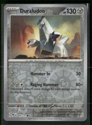 Duraludon SV: Prismatic Evolutions 069/131 Reverse Holo NM