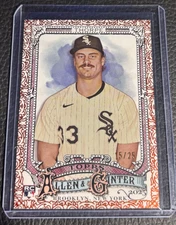 2025 Topps Allen and Ginter Drew Thorpe Orange Filigree 15/25 White Sox RC