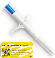 Microchip for Dogs 1 Pack Free Lifetime Registration Universally Scannable 5/26