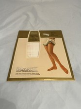 Vintage Sears Cling-alon Thi-Top Nylon Stockings White Size B