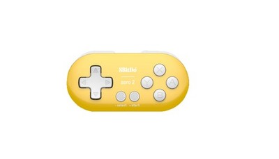 8BITDO ZERO 2 Gaming Controller Gelb für Android, Nintendo Switch, PC, MAC