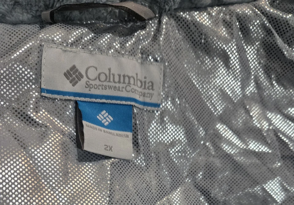 Nueva chaqueta de invierno para mujer Columbia Lay D Down II Omni-Heat con capucha talla grande Foto 2 de 4