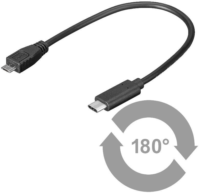 MicroConnect USB3.1CAMB02 USB3.1 C-USB2.0 Micro B 0.2M