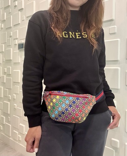 Authentic GUCCI GG Supreme Monogram Childrens Star Print Belt Bag Bum Bag
