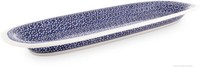 Bunzlauer Keramik Servierplatte/Aufschnittplatte Oval 44,4X15,1X3,0 Cm Dekor 120