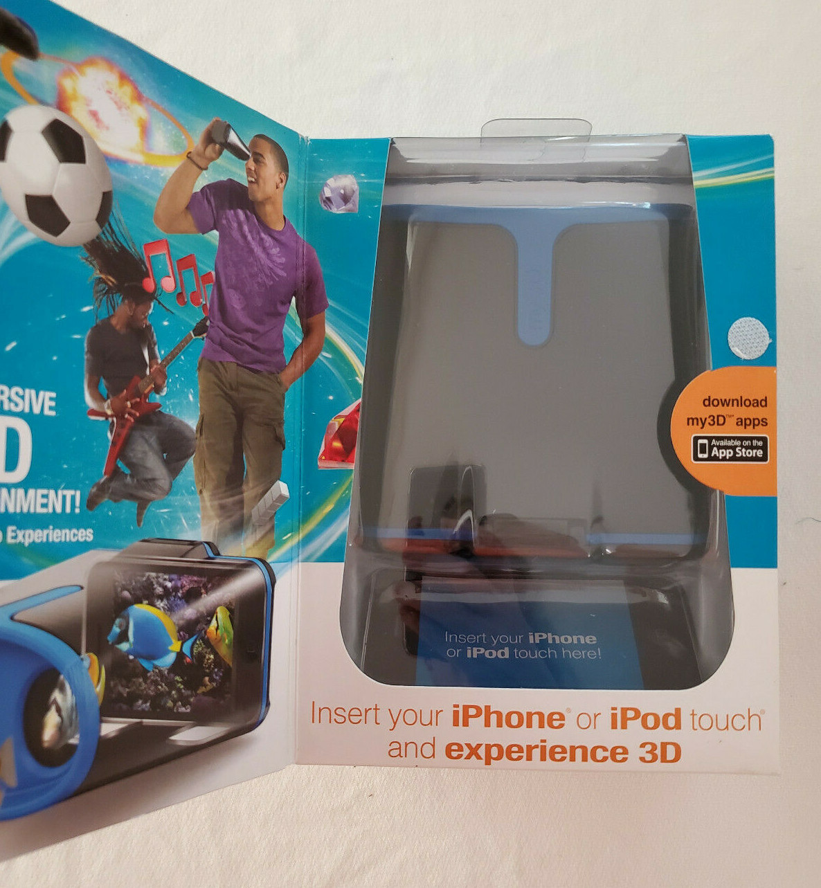 3D Viewer for iPhone and iPod touch Hasbro Black MY3D Eye Popping 3D NIP