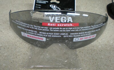 NOS Vega Helmet Insight Full Face Helmet Drop Down Shield Light Smoke 95-6803-01