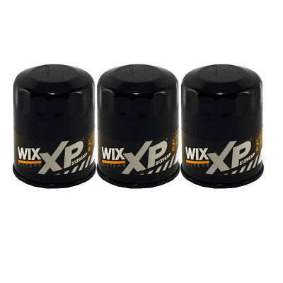 Wix Xp Set of 3 Engine Motor Oil Filters For Ford Mazda Chrysler Dodge GAS