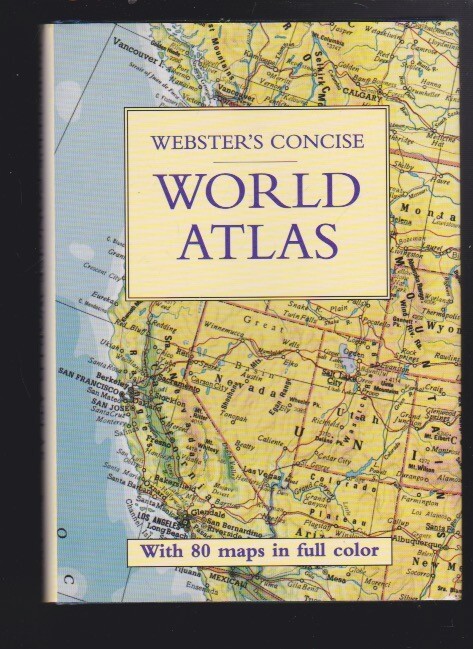 Websters Concise World Atlas by Istituto Geografico De Agostini Hardcove 1998 LN