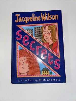 Secrets 1st Edition 1st Print  Jacqueline Wilson Hardcover 2002 Book Gift Idea