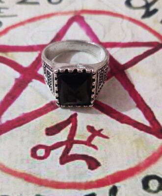 God Of Wealth Magic Become Rich Attract Money Peace Handmade Pagan Ring RARE
