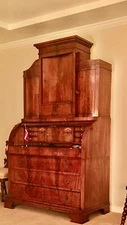 Antique Danish Empire Style Biedermeier Secretary Desk heirloom -REDUCED PRICE