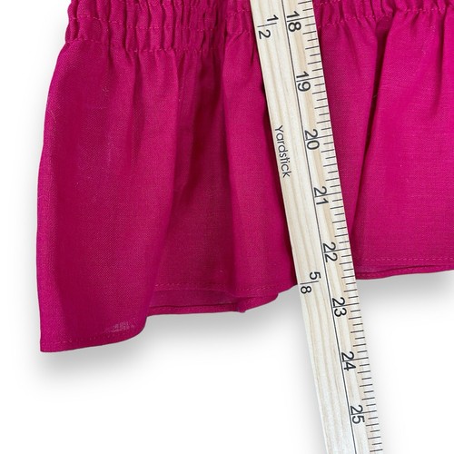 Top Maeve Mujer Grande Rosa Fucsia Correas Ajustables Verano Mezcla de Lino - Imagen 13 de 13