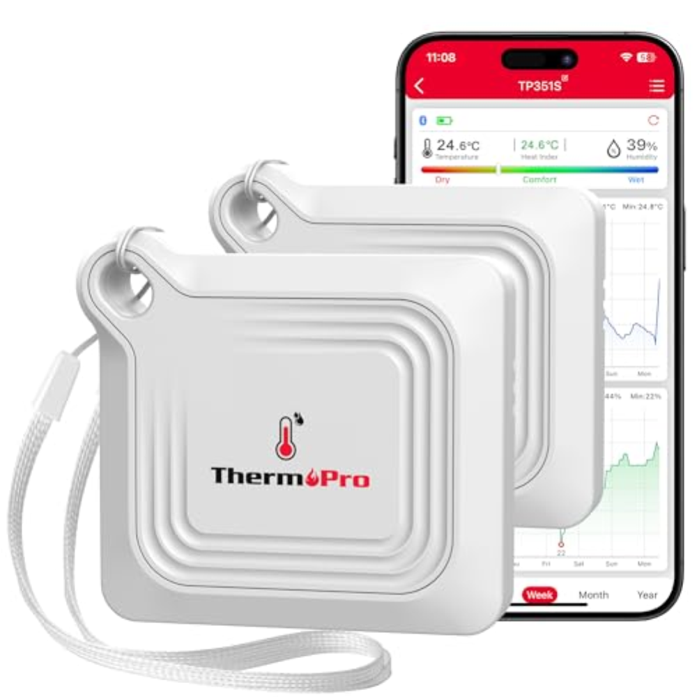 ThermoPro Bluetooth Termometro Ambiente Interno Igrometro UmiditÃ  Casa Igrometr