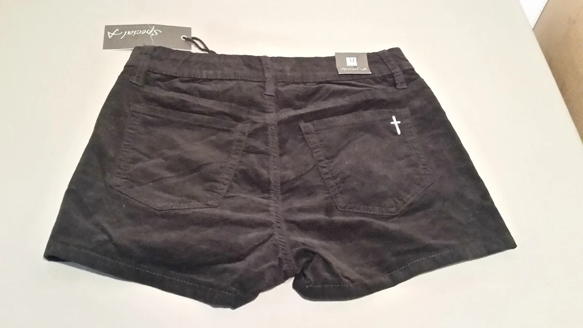 Velvet top black shorts