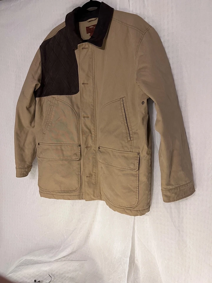 Bob Timberlake Men's Hunting Jacket Coat Shoulder Patch Flannel Lined Vintage - Image 3 of 4