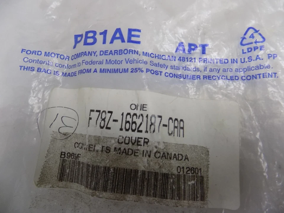 Новый оригинальный производитель 1997 1998 Ford Windstar левое переднее сиденье боковая подушка отделка панель чехол - Изображение 3 из 3