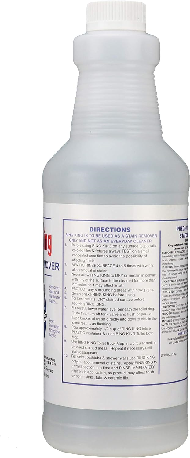 Ring King Toilet Ring Remover, Toilet Bowl Ring Cleaner, MultiSurface