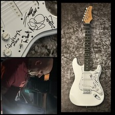 Guitarra Eléctrica GFA Scooter Ward x5 Banda Niña Estúpida * FRÍA * Firmada PRUEBA CERTIFICADO DE AUTENTICIDAD G