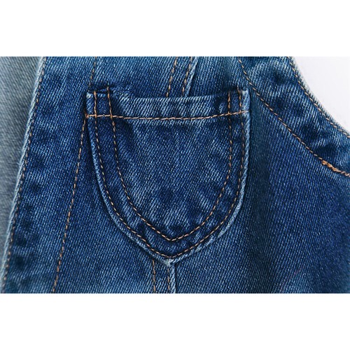 Gilet donna scollo a V denim gilet smanicato giacca biker cappotto tasca - Foto 8 di 11