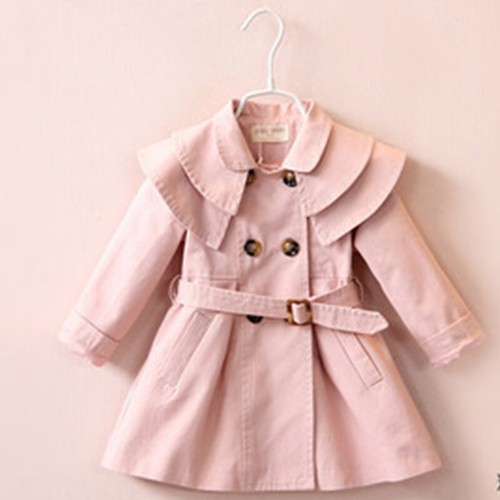 coats Winter Girls jacket children's clothing girl trench coat kids jacket - Picture 2 of 10
