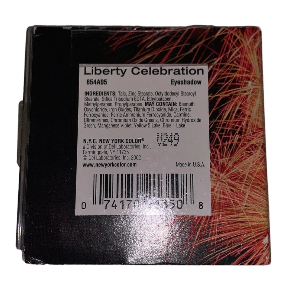 NIB N.Y.C. Scene Stealers Eyeshadow LIBERTY CELEBRATION - Image 2 of 2
