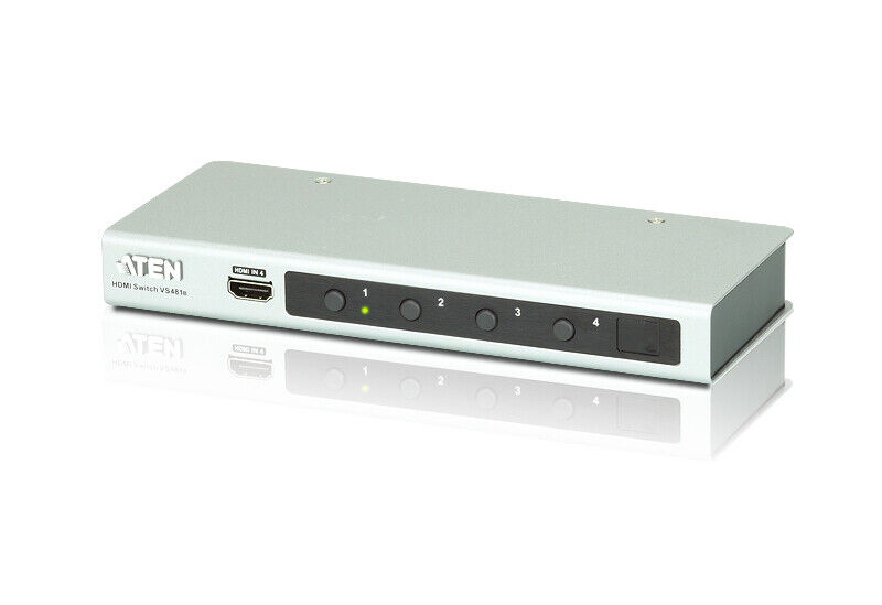 ATEN Switch HDMI 4K 4-porte (VS481B-AT-G) Ograniczona SPRZEDAŻ, zapewnienie jakości