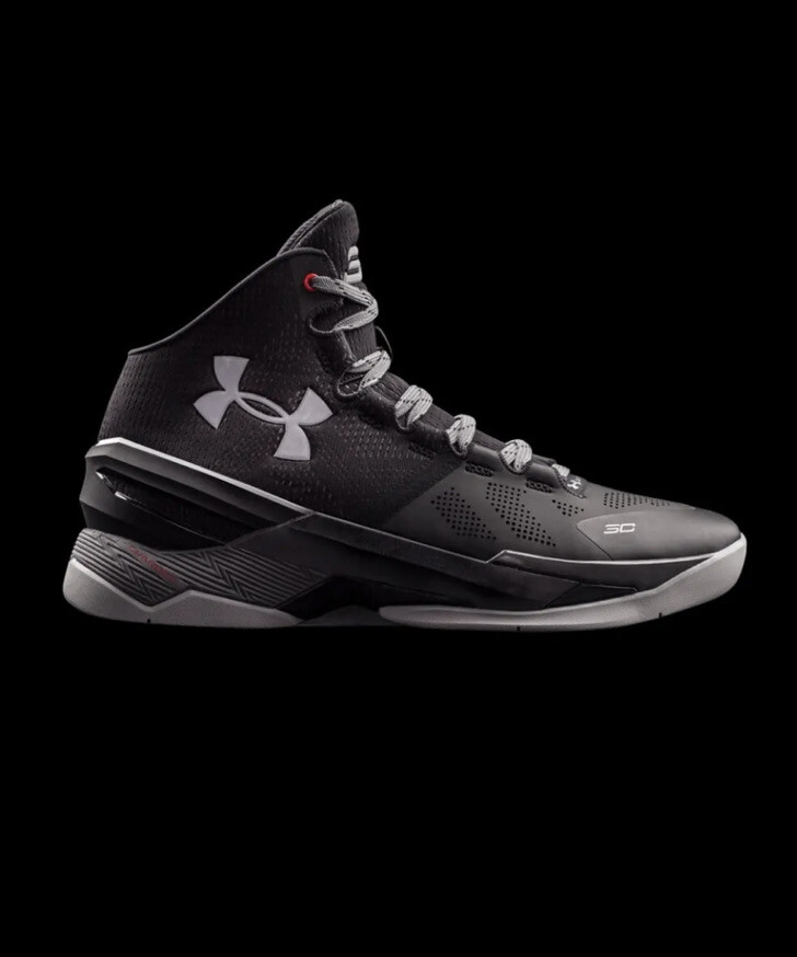 Under Armour Curry 2 The Professional Sneakers Black Men Size 10