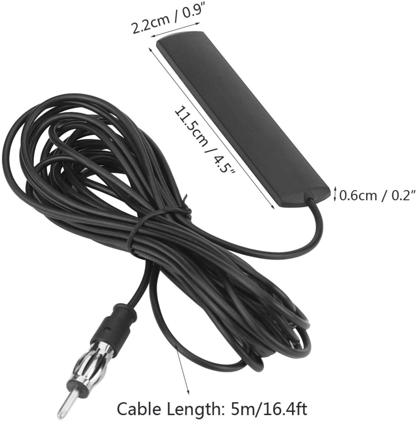 Universal Car Interior Hidden Amplified Antenna Electronic Stereo AM/FM Radio US eBay