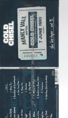 CD-- Cold Chisel  The Live Tapes - Vol 3