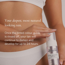 Deluxe Bronzing Mousse, Dark - Streak Free, Natural Looking, Professional Str...