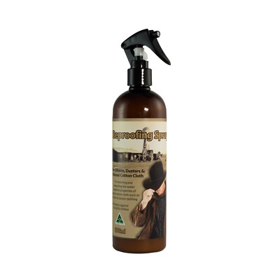 Australian Spray on Waterproofing for Oilskin Wax Cotton dressing