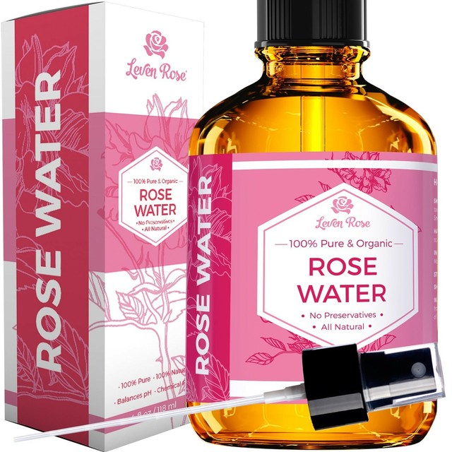 rose water facial toner spray
