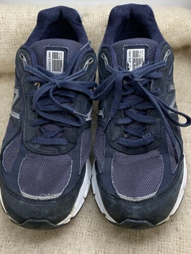New Balance 990v4 M990NV4 Navy Suede Made In USA Size 9.5 D Men Shoes - Picture 7 of 16