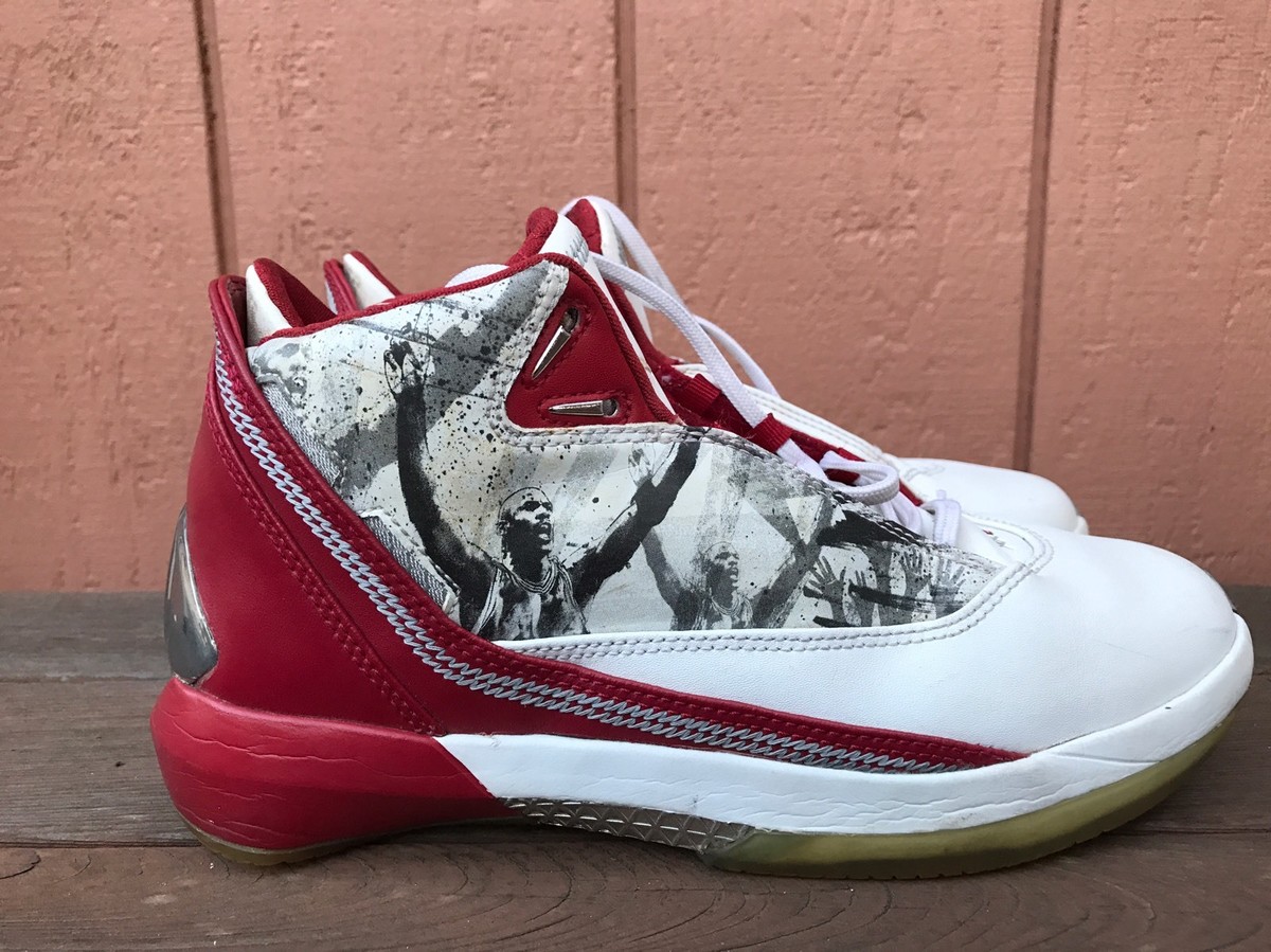 AIR JORDAN XXII 22 OMEGA WHITE VARSITY RED BLACK 315300-162 