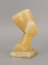 Nofretete Onyx-B&uuml;ste (Marmor Alabaster) Souvenir &Auml;gypten | vintage