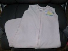 Halo Sleepsack Fleece Pink Size S 0/6 Months 10/18 lbs EUC