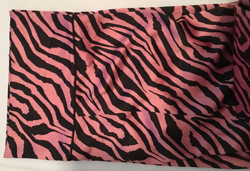 Victoria Secret Pink Black Zebra Pajama Pants Size L Sleepwear Bottoms Silky NWT - Picture 7 of 10