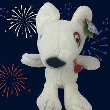 Target Bullseye Goodness To Give White Plush Dog Toy Exclusive 2023 NEW Tags 10"